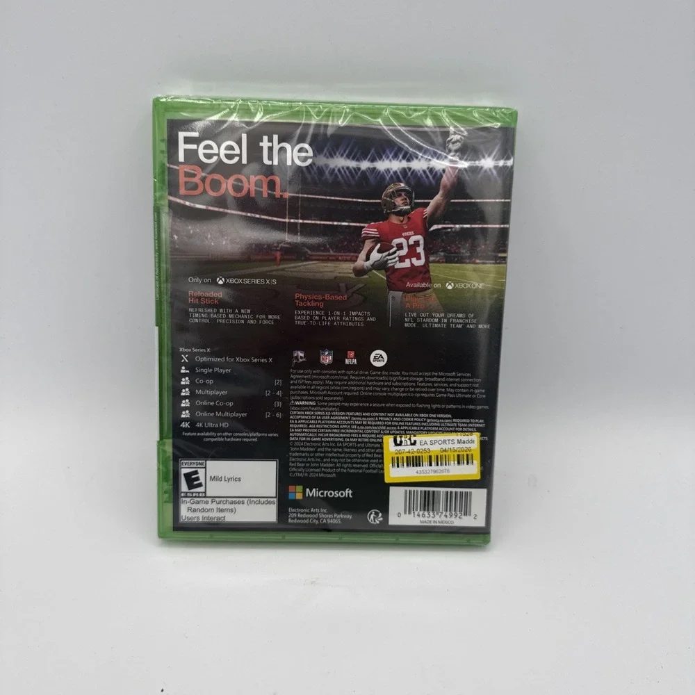 Xbox Series X Xbox One EA Sports Madden 25 New